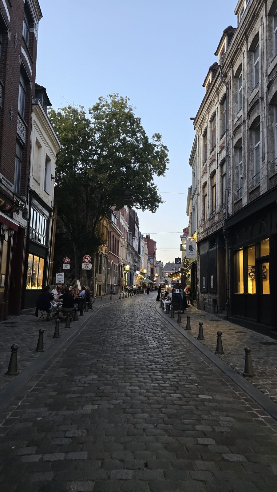 La rue de Gand et ses terrasses, dans le Vieux-Lille